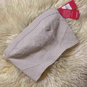 Commando Women’s Tube Top Do It All Denim Porcelain Beige XS NWT $118